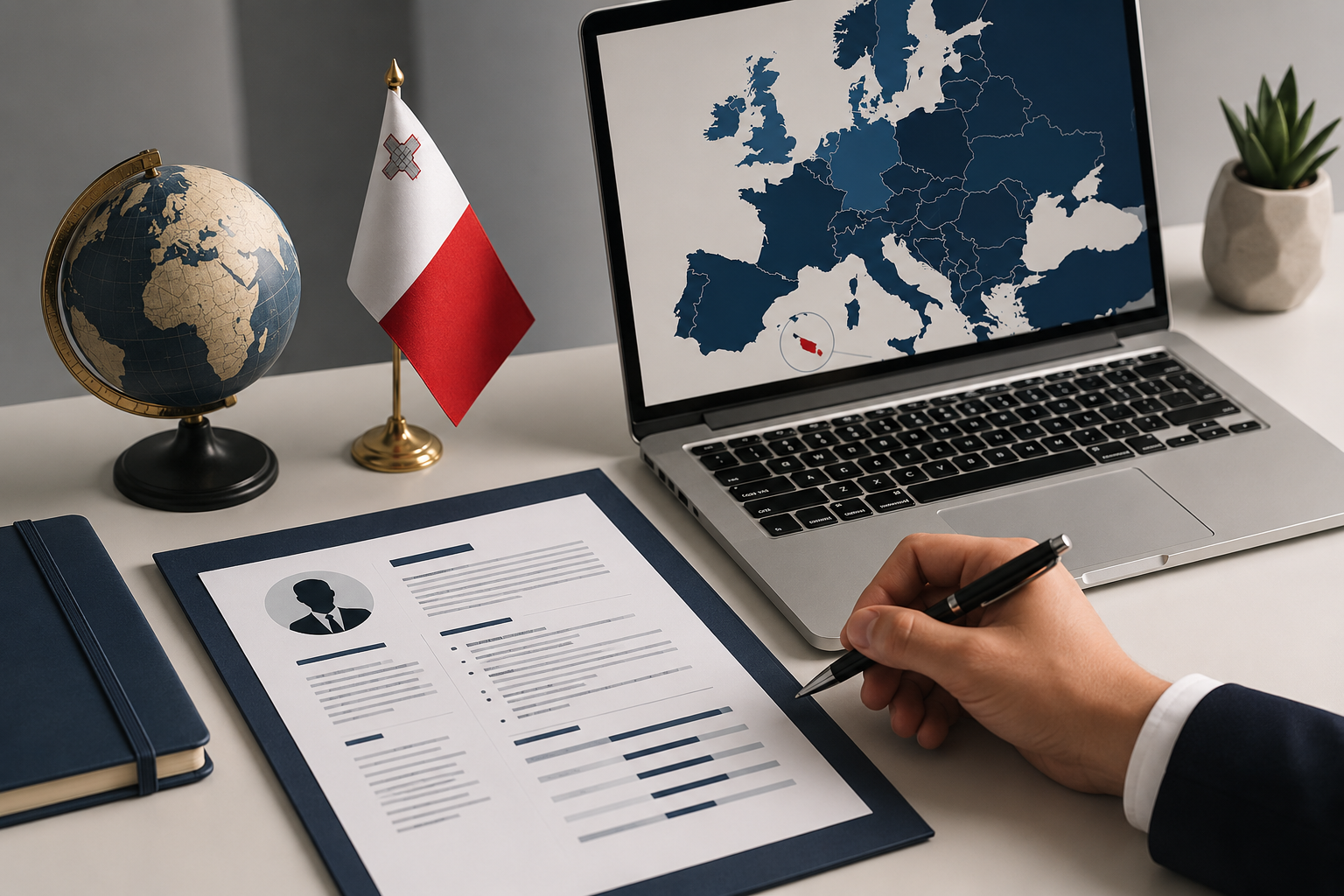 Europass CV template preview